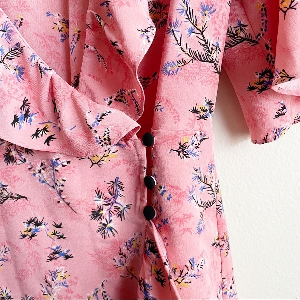Topshop Off Duty Ruffle Tea Dress - Picture 4 of 9